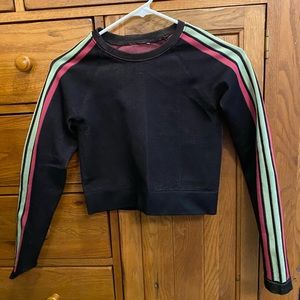 Fabletics set with striped sides size small